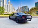 Black Dodge Challenger V6 2019 for rent in Dubai 10