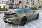 Green Dodge Charger SRT Kit V6 2018 for rent in Dubai 3