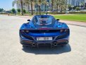 Blauw Ferrari F8 Eerbetoon 2022 for rent in Dubai 8