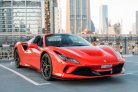 Red Ferrari F8 Tributo Spider 2022 for rent in Dubai 2