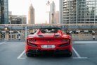 Red Ferrari F8 Tributo Spider 2022 for rent in Dubai 6