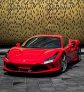 White Ferrari F8 Tributo 2022 for rent in Dubai 2