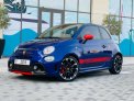 Blue Fiat Abarth 2021 for rent in Dubai 6