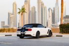 White Ford Mustang EcoBoost Convertible V4 2019 for rent in Ras Al Khaimah 5