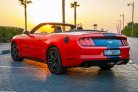 White Ford Mustang EcoBoost Convertible V4 2019 for rent in Dubai 2