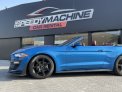 Yellow Ford Mustang EcoBoost Convertible V4 2019 for rent in Dubai 3