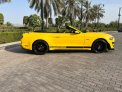 Geel Ford Mustang EcoBoost Convertible V4 2019 for rent in Dubai 3