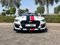 White Ford Mustang Shelby GT500 Kit Convertible V4 2019 for rent in Dubai 2