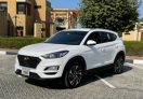White Hyundai Tucson 2020 for rent in Sharjah 1