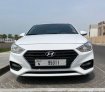 White Hyundai Accent 2019 for rent in Dubai 1