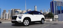 White Hyundai Creta 2022 for rent in Abu Dhabi 1