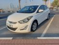 White Hyundai Elantra 2016 for rent in Dubai 1