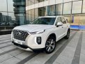 White Hyundai Palisade 2021 for rent in Dubai 9
