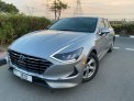Silver Hyundai Sonata 2020 for rent in Dubai 1