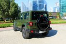 Green Jeep Wrangler 80th Anniversary Limited Edition 2021 for rent in Dubai 10