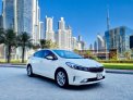 White Kia Cerato 2018 for rent in Abu Dhabi 1