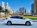 White Kia Cerato 2018 for rent in Abu Dhabi 2