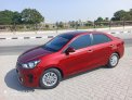 Red Kia Pegas 2020 for rent in Sharjah 3