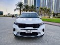 White Kia Sonet 2022 for rent in Sharjah 3