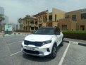 White Kia Sonet 2022 for rent in Dubai 1