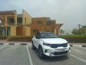 White Kia Sonet 2022 for rent in Dubai 2