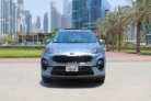 Sapphire Blue Kia Sportage 2020 for rent in Abu Dhabi 2