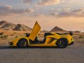 Sarı Lamborghini Aventador SVJ Roadster 2022 for rent in Dubai 2