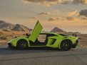 Light Green Lamborghini Aventador Coupe LP700 2018 for rent in Dubai 2