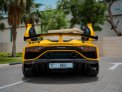 Yellow Lamborghini Aventador SVJ Roadster 2022 in Dubai 9