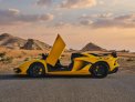 Yellow Lamborghini Aventador SVJ Roadster 2022 for rent in Abu Dhabi 9