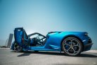 Blauw Lamborghini Huracan Evo Spyder 2020 for rent in Dubai 6