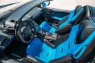 Blue Lamborghini Huracan Evo Spyder 2020 for rent in Dubai 4