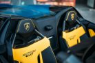 Blauw Lamborghini Huracan Evo Spyder 2021 for rent in Dubai 5
