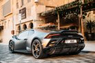 Metallic Silver Lamborghini Huracan Evo 2020 for rent in Dubai 9