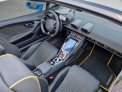 Sapphire Blue Lamborghini Huracan Evo Spyder 2022 for rent in Dubai 5
