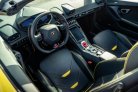 Yellow Lamborghini Huracan Evo Spyder 2022 for rent in Dubai 4