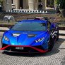 Zilver Lamborghini Huracan STO 2022 for rent in Dubai 3