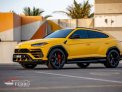 Yellow Lamborghini Urus 2019 for rent in Dubai 3
