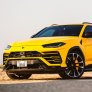 Yellow Lamborghini Urus 2019 for rent in Dubai 5