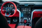 Matte Black Lamborghini Urus 2020 for rent in Dubai 6