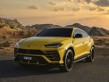 Yellow Lamborghini Urus 2020 for rent in Abu Dhabi 4