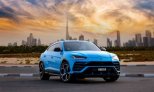 Silver Lamborghini Urus 2020 for rent in Dubai 1