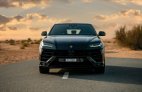 Black Lamborghini Urus 2021 for rent in Dubai 3