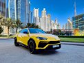 Yellow Lamborghini Urus Pearl Capsule 2022 for rent in Dubai 4