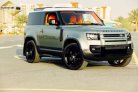 Light Green Land Rover Defender First Edition 2022 for rent in Ras Al Khaimah 3