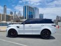 White Land Rover Range Rover Sport SVR 2020 for rent in Dubai 3