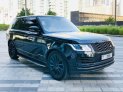 Black Land Rover Range Rover Vogue 2020 for rent in Dubai 1