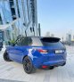 Blue Land Rover Range Rover Sport SVR 2017 for rent in Dubai 3
