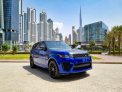 Blue Land Rover Range Rover Sport SVR 2019 for rent in Dubai 1