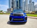 Blue Land Rover Range Rover Sport SVR 2019 for rent in Dubai 3